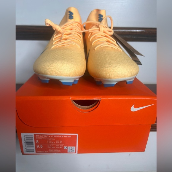 Nike Mercurial Vapor 16 Academy Kylian Mbappe Superfly Cleats Melon Tint Igloo main image 5